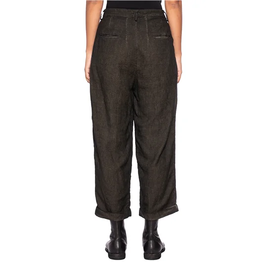 MASNADA PANTALONE BAGGY IN CANAPA E LANA