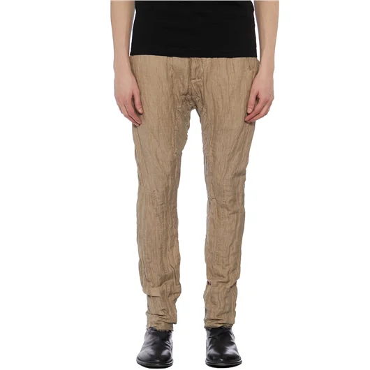 MASNADA PANTALONE IN COTONE E LINO