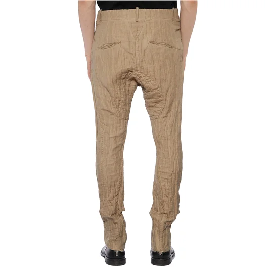 MASNADA PANTALONE IN COTONE E LINO