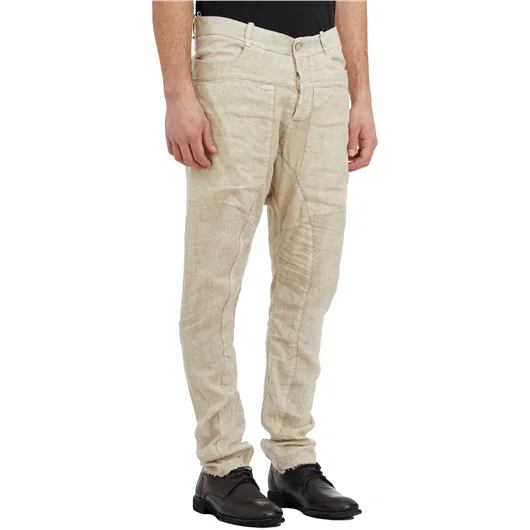 MASNADA PANTALONE IN LINO CAVALLO BASSO