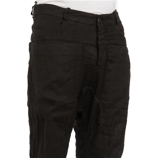 MASNADA PANTALONE IN LINO CAVALLO BASSO