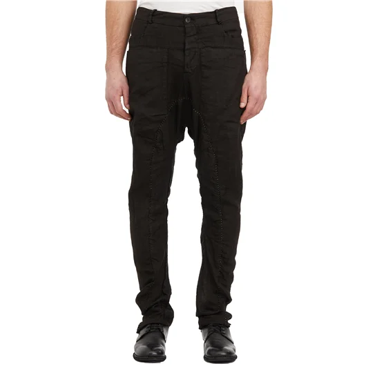 MASNADA PANTALONE IN LINO CAVALLO BASSO