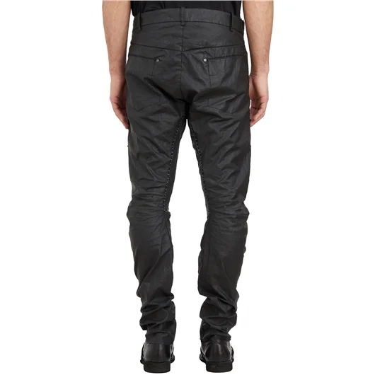 MASNADA PANTALONE IN LINO SPALMATO