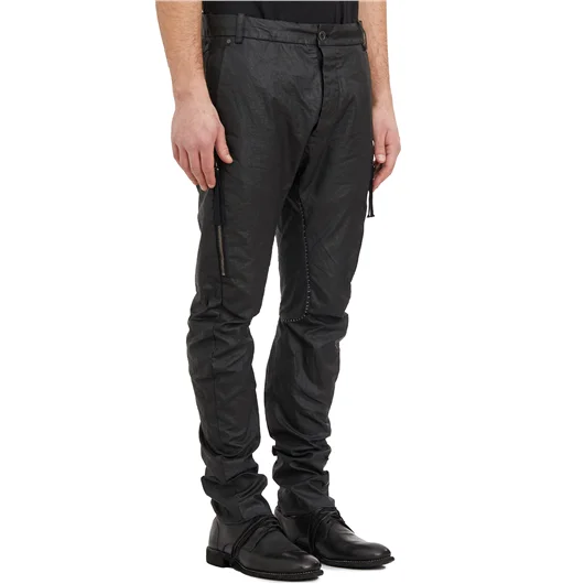 MASNADA PANTALONE IN LINO SPALMATO