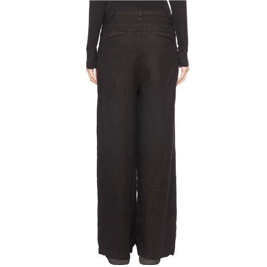 MASNADA PANTALONE LARGO IN CANAPA