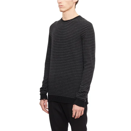 MD75 MAGLIA GIROCOLLO FANTASIA A RIGHE