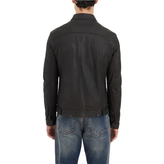 GIORGIO BRATO MOD. JEANS IN PELLE D'AGNELLO SMERIGLIATO