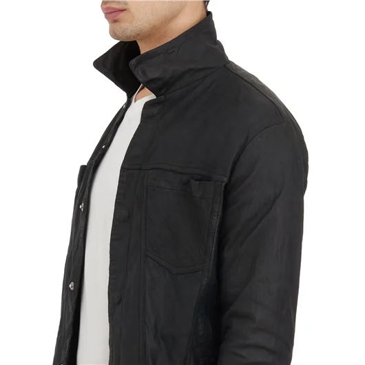 GIORGIO BRATO MOD. JEANS IN PELLE D'AGNELLO SMERIGLIATO