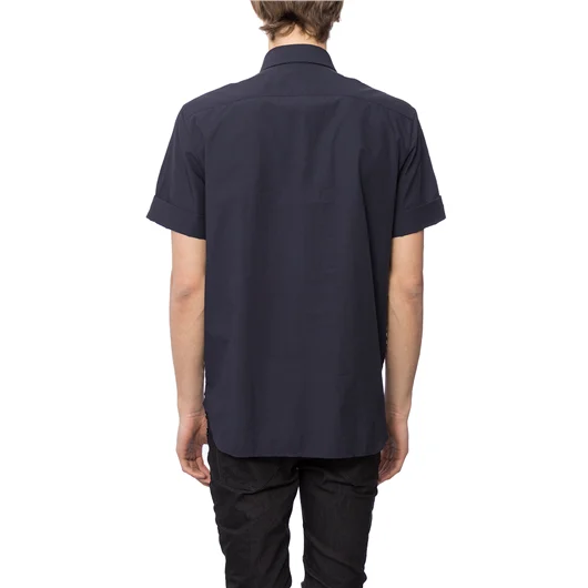 NEIL BARRETT CAMICIA IN COTONE CON STAMPA