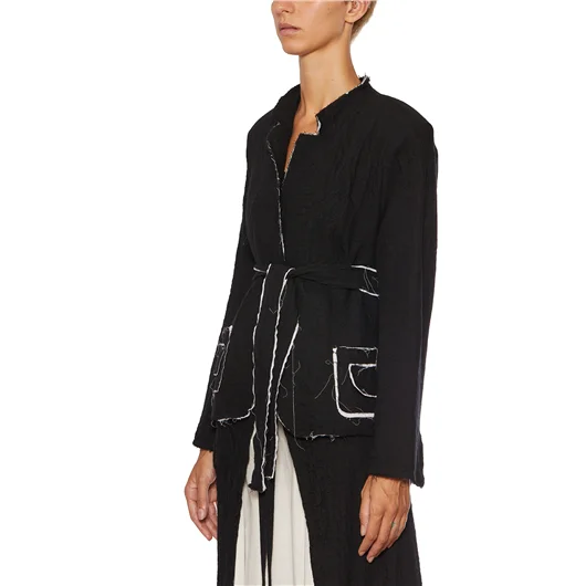 NOSTRASANTISSIMA BLAZER CON CINTURA