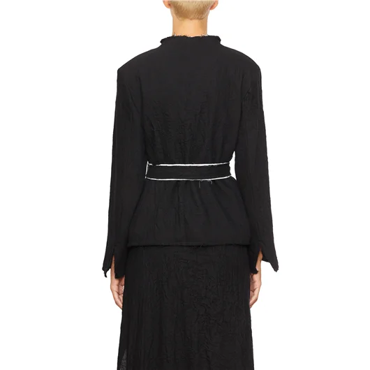 NOSTRASANTISSIMA BLAZER CON CINTURA