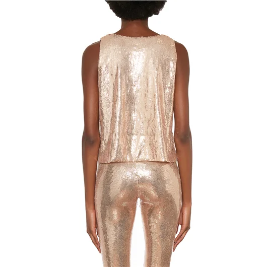 NOSTRASANTISSIMA CANOTTA OVERSIZE FULL PAILLETTES