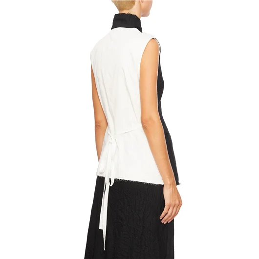 NOSTRASANTISSIMA GILET STROPICCIATO