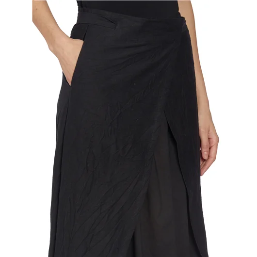 NOSTRASANTISSIMA GONNA LUNGA IN LINO E COTONE