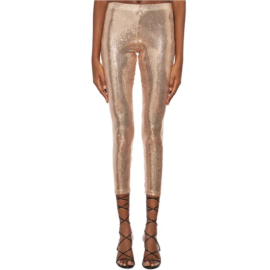 NOSTRASANTISSIMA LEGGINGS FULL PAILLETTES