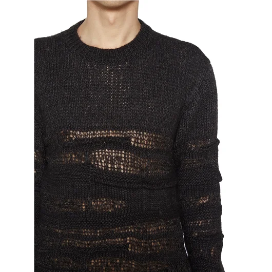 NOSTRASANTISSIMA MAGLIA GIROCOLLO IN LANA