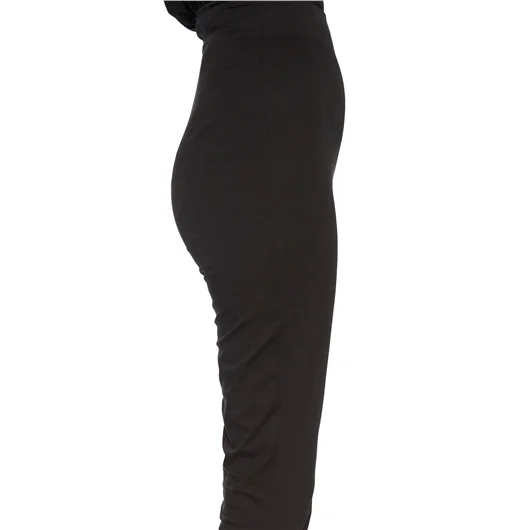 NOSTRASANTISSIMA PANTALONE A ZAMPA IN STRETCH