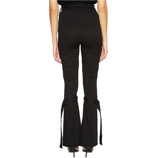 NOSTRASANTISSIMA PANTALONE A ZAMPA IN STRETCH