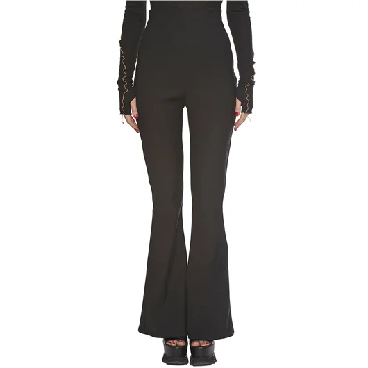 NOSTRASANTISSIMA PANTALONE A ZAMPA VITA ALTA