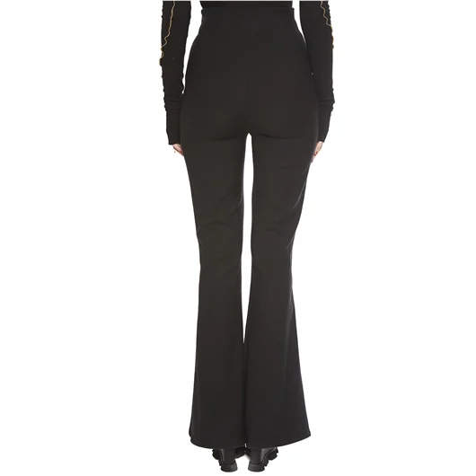 NOSTRASANTISSIMA PANTALONE A ZAMPA VITA ALTA