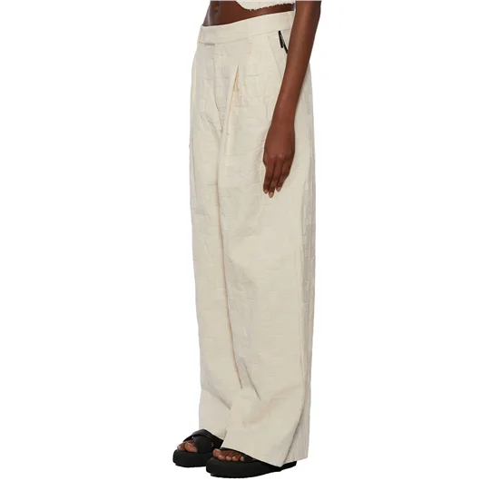 NOSTRASANTISSIMA PANTALONE AMPIO IN COTONE