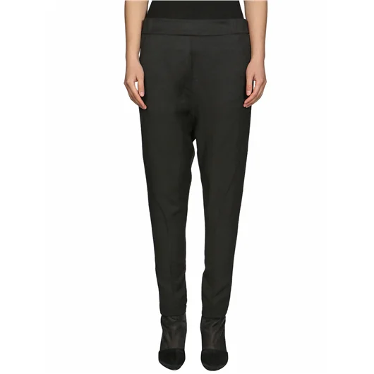 NOSTRASANTISSIMA PANTALONE BAGGY CON IMPUNTURE