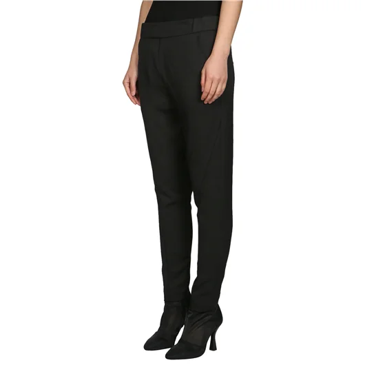 NOSTRASANTISSIMA PANTALONE BAGGY CON IMPUNTURE