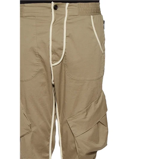 NOSTRASANTISSIMA PANTALONE IN COTONE CARGO