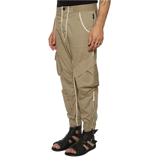 NOSTRASANTISSIMA PANTALONE IN COTONE CARGO