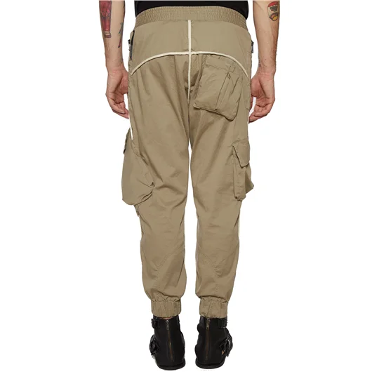 NOSTRASANTISSIMA PANTALONE IN COTONE CARGO