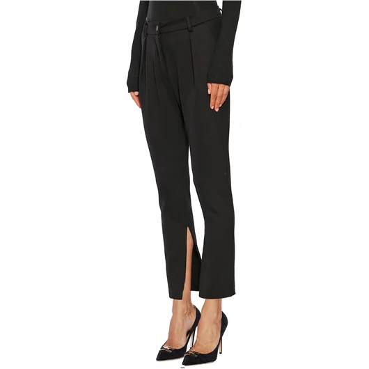 NOSTRASANTISSIMA PANTALONE SLIM IN VISCOSA