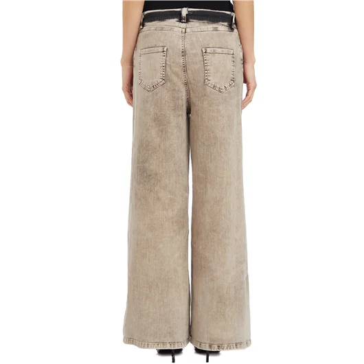 NOSTRASANTISSIMA PANTALONE WIDE MARBLE