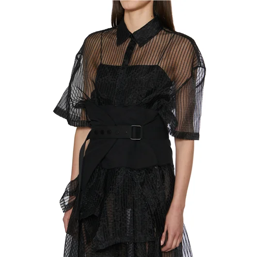 NU CAMICIA TRASPARENTE OVERSIZE