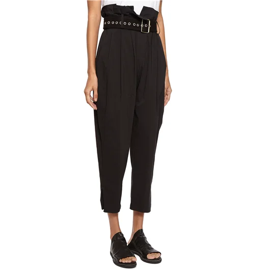 NU PANTALONI IN COTONE HIGH WAIST