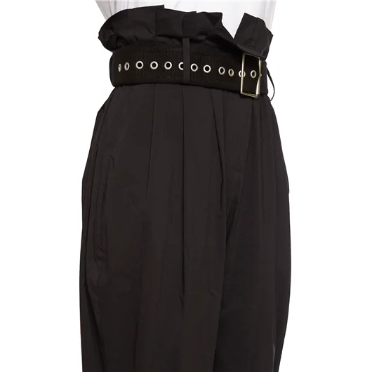 NU PANTALONI IN COTONE HIGH WAIST