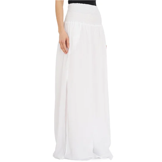 NU PANTALONI VITA ALTA IN COTONE