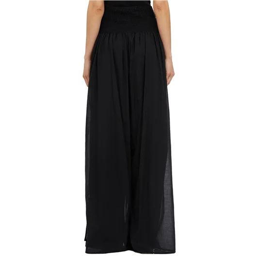 NU PANTALONI VITA ALTA IN COTONE