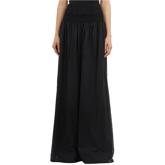 NU PANTALONI VITA ALTA IN COTONE