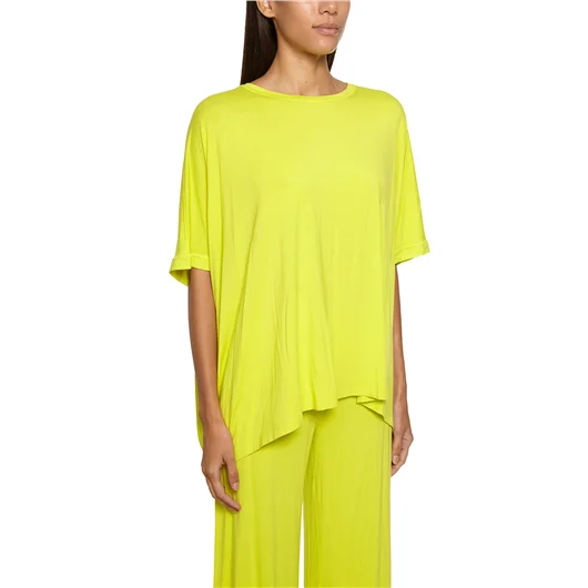 NU T-SHIRT GIROCOLLO IRREGOLARE