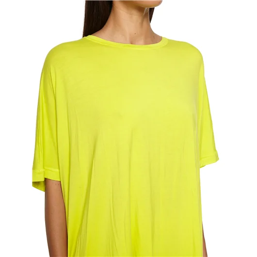 NU T-SHIRT GIROCOLLO IRREGOLARE