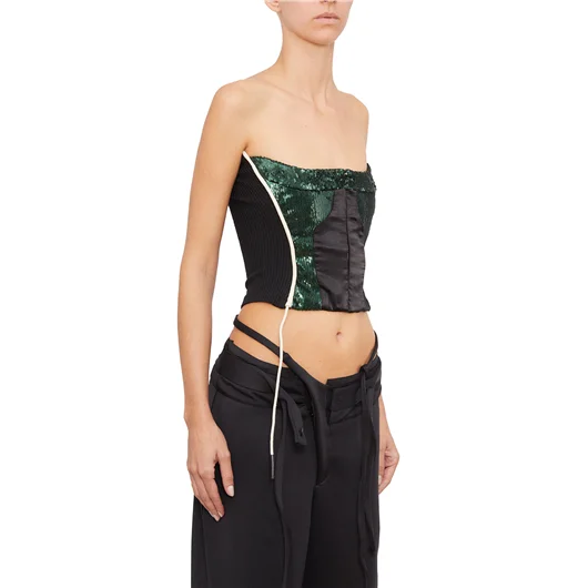 OTTOLINGER CORSETTO DECOSTRUITO CON PAILLETTES