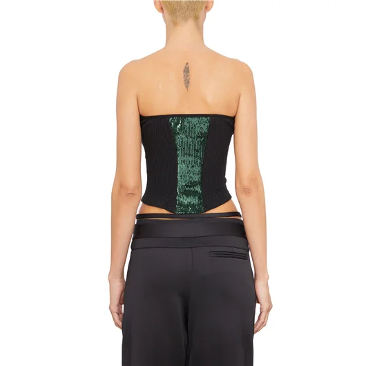 OTTOLINGER CORSETTO DECOSTRUITO CON PAILLETTES