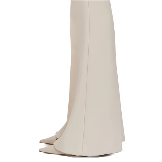 ELISABETTA FRANCHI PANTALONE A PALAZZO CON MORSETTO