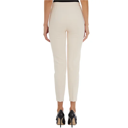ELISABETTA FRANCHI PANTALONE CROPPED IN CREPE STRETCH
