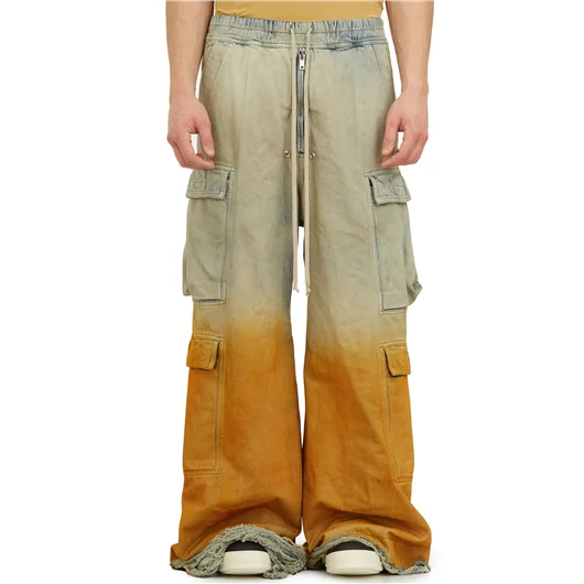 RICK OWENS DRKSHDW PANTALONE DOUBLE CARGO JUMBO BELAS