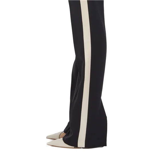 ELISABETTA FRANCHI PANTALONE DRITTO CON BANDE LATERALI