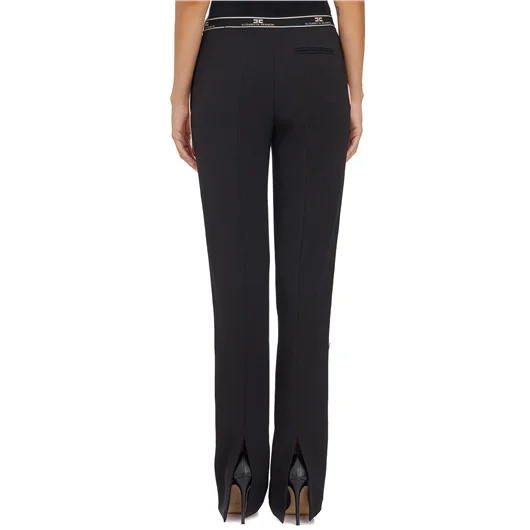 ELISABETTA FRANCHI PANTALONE DRITTO CON BANDE LATERALI