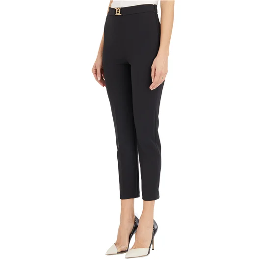 ELISABETTA FRANCHI PANTALONE DRITTO IN CREPE STRETCH