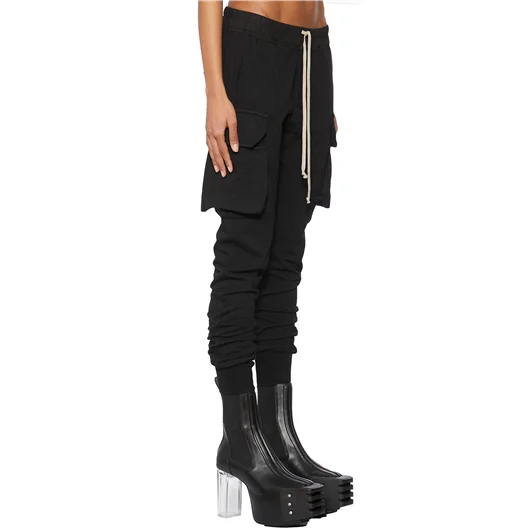 RICK OWENS DRKSHDW PANTALONI IN COTONE MASTODON CUT