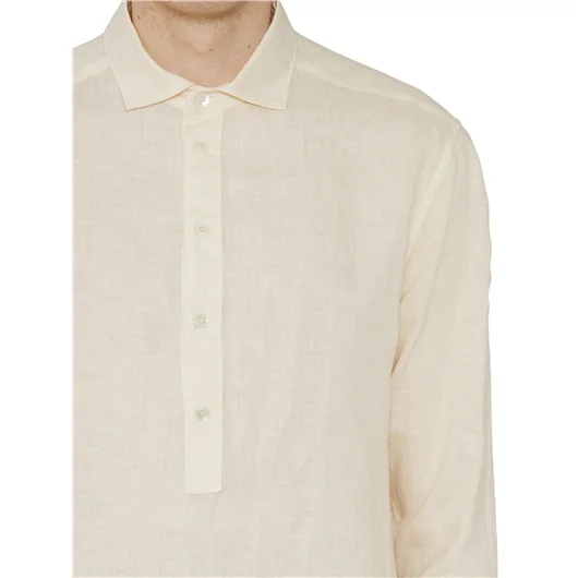 PAOLO PECORA CAMICIA IN LINO